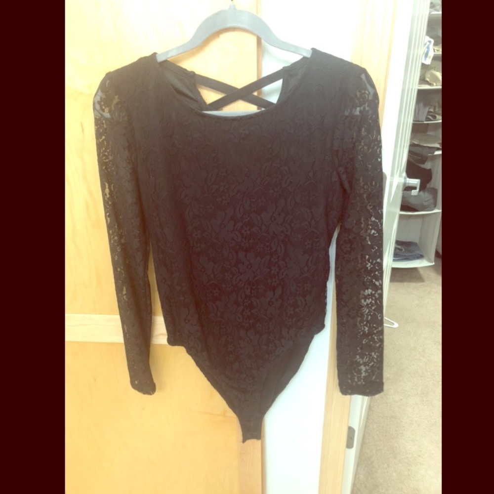 Black long sleeve onesie